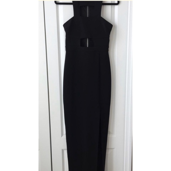 Front Cutout Maxi Dress with Side Slit - Picture 3 of 4